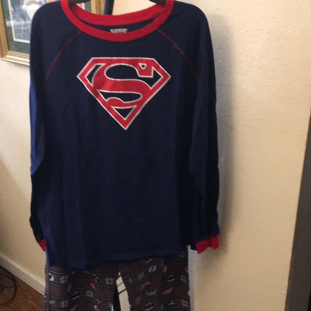 Justice League Super Man Pajama Set